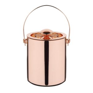Olympia Double Walled Ice Bucket with Lid 1Ltr Copper