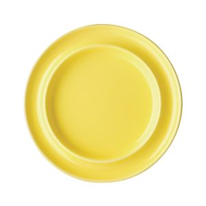 Olympia Heritage Raised Rim Plates Yellow 203mm (Pack of 4)