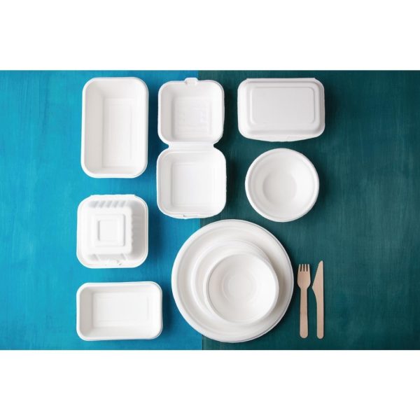260(Ø)mm | 10 1/4". Pack Quantity: 50Fiesta Green compostable products, working towards a greener food to go solution for businesses and consumers. Made from recycled, waste sugarcane they are fully compostable. They emit less carbon during production and will commercially compost in 12 weeks. Ideal for take away businesses, festivals, food markets, mobile caterers or home consumers who have large gatherings.