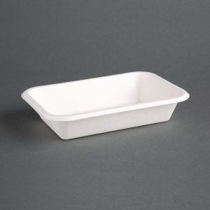 Fiesta Green Compostable Bagasse Food Trays 16oz (Pack of 50)