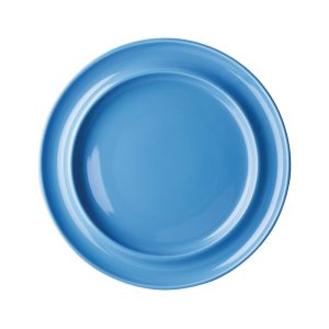 Kristallon Heritage Raised Rim Plates Blue 252mm (Pack of 4)