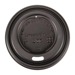 Fiesta Green Compostable Espresso Cup Lids 113ml / 4oz (Pack of 50)