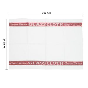 White with Red Border. Size: 30 x 20"