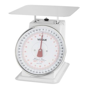 Capacity: 44lbs. Large, easy to read dial.