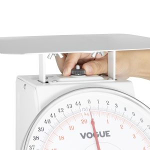Capacity: 44lbs. Large, easy to read dial.