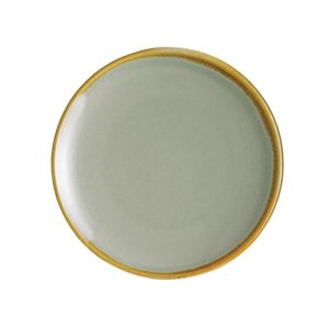 Olympia Kiln Moss Round Coupe Plates 178mm (Pack of 6)