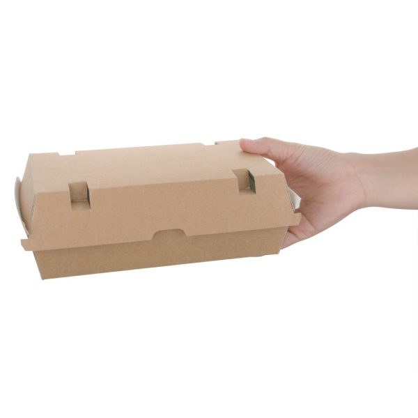 Large. 204(W) x 107(D)mm. Pack Quantity: 100Fiesta Green compostable products, working towards a greener food to go solution for businesses and consumers. Made from recycled, waste sugarcane they are fully compostable. They emit less carbon during production and will commercially compost in 12 weeks. Ideal for take away businesses, festivals, food markets, mobile caterers or home consumers who have large gatherings.