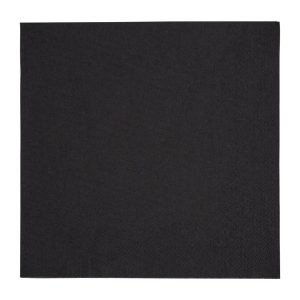 Fiesta Dinner Napkins Black 400mm (Pack of 1000)