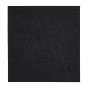 Fiesta Tablin Premium Airlaid Napkins Black 400mm (Pack of 500)