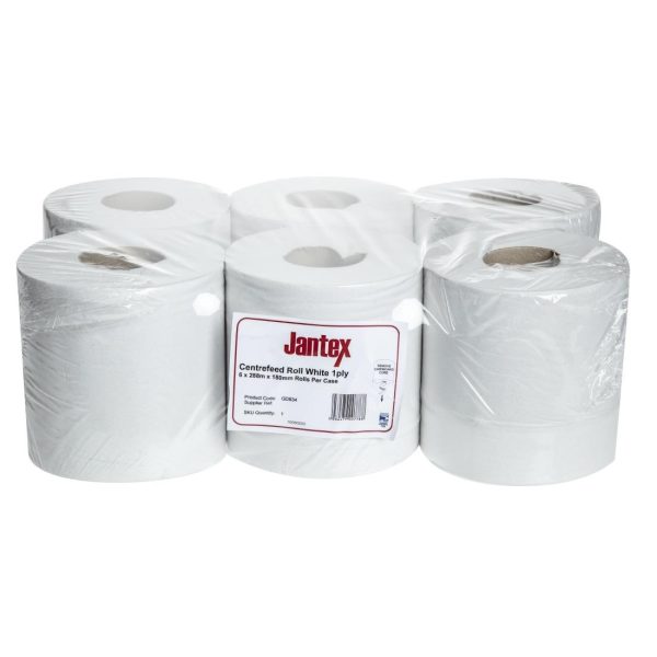 1-Ply. Roll Length: 288m. Pack Quantity: 6