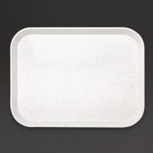 Kristallon Fibreglass Canteen Tray Light Granite 405mm