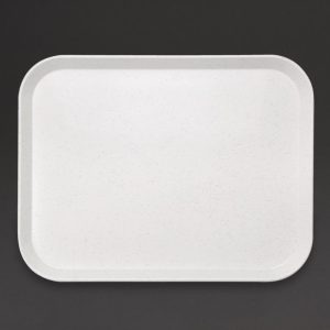 Kristallon Fibreglass Canteen Tray Light Granite 457mm