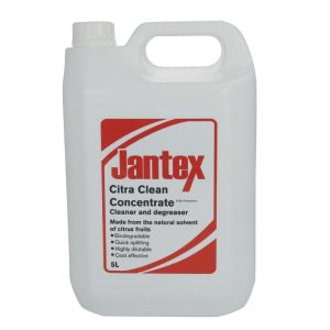 Jantex Citrus Kitchen Cleaner and Degreaser Concentrate 5Ltr (Twin Pack)
