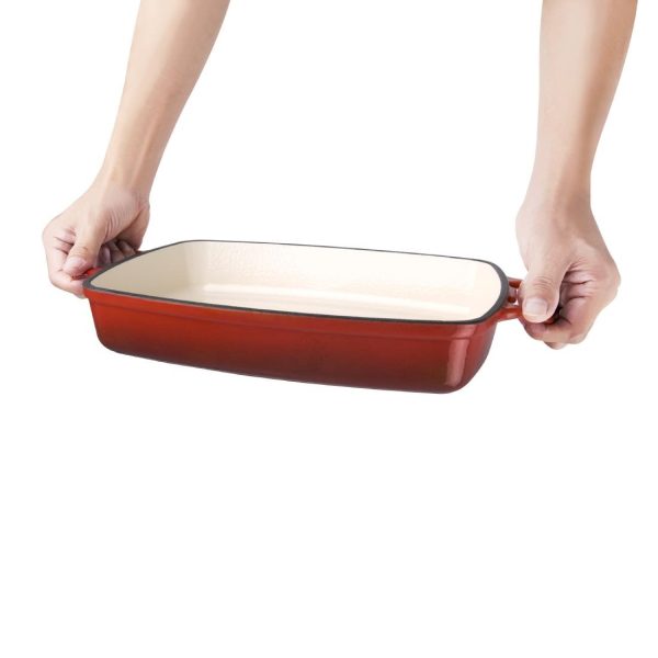 Size: 55(H) x 390(W) x 235(D)mm. Material: Cast Iron. Induction Compatible