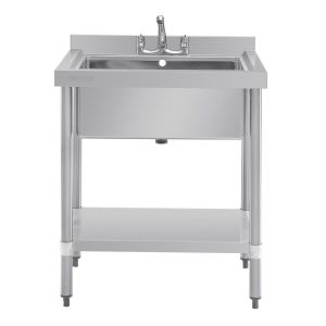 Size: 960(H) x 750(W) x 600(D)mm. With undershelf and upstand