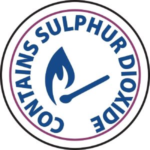 Vogue Food Allergen Label Sulphur Dioxide (Pack of 1000)