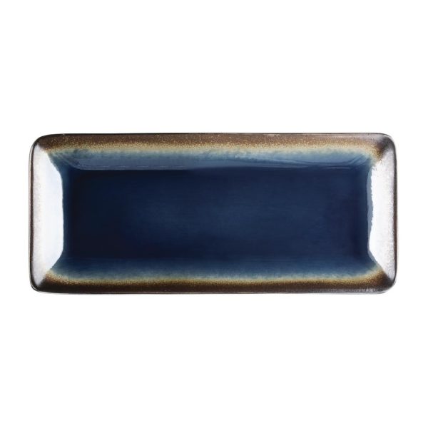 245(W) x 110(D)mm. Blue with black base