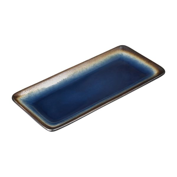 245(W) x 110(D)mm. Blue with black base