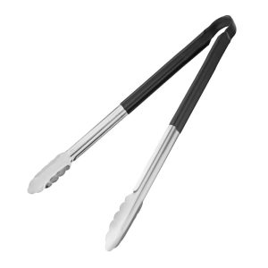 Vogue Colour Coded Serving Tong Black 405mm
