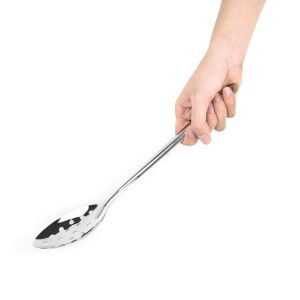 Stainless steel. Length: 330mm. Slotted.