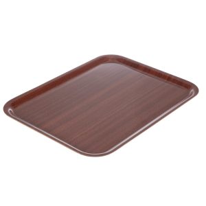 Olympia Medium Mahogany Veneer Canteen Tray 450mm