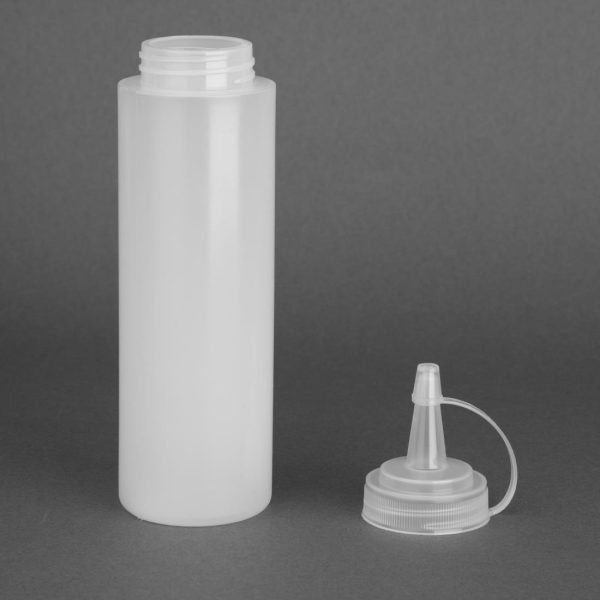 Capacity: 227ml. Material: Polyethylene