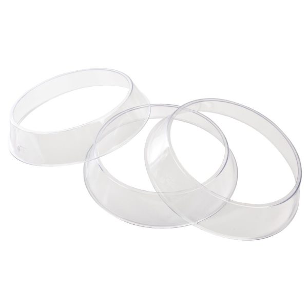 Material: Polycarbonate. Size: 40(H) x 215(Ø)mm. Plate cover supplied separately - K483