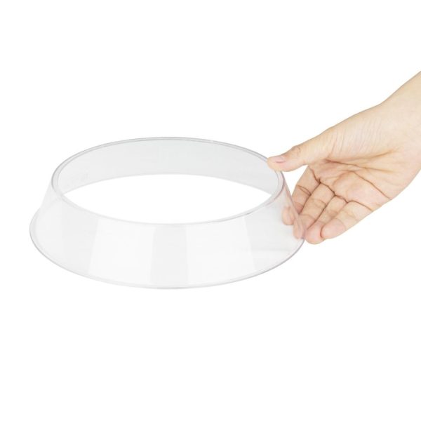 Material: Polycarbonate. Size: 40(H) x 215(Ø)mm. Plate cover supplied separately - K483