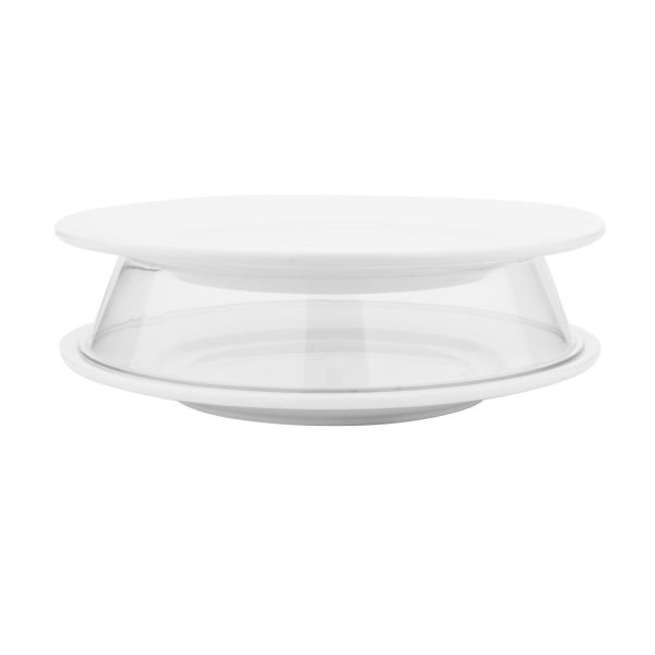 Material: Polycarbonate. Size: 40(H) x 215(Ø)mm. Plate cover supplied separately - K483