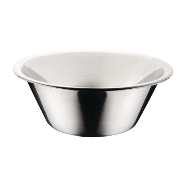 9.5" diameter. 2 litre capacity