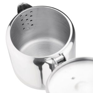 Bring a stylish shine to your beverage service with the Olympia Concorde Stainless Steel range. Made with a high-polish, mirror finish these boasts an elegant look that'll add a touch of class to the presentation of your hot drinks. A double-layer, heat-resistant handle keeps these cool to the touch too - ensuring staff and customers stay safe when handling hot liquids.