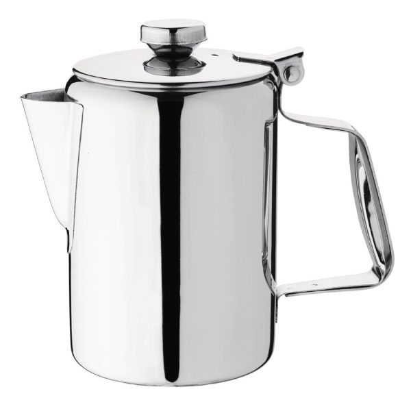 Bring a stylish shine to your beverage service with the Olympia Concorde Stainless Steel range. Made with a high-polish, mirror finish these boasts an elegant look that'll add a touch of class to the presentation of your hot drinks. A double-layer, heat-resistant handle keeps these cool to the touch too - ensuring staff and customers stay safe when handling hot liquids.