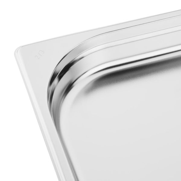 Capacity: 3.5Ltr. GN 2/3. Two Third Size. Depth: 40mm