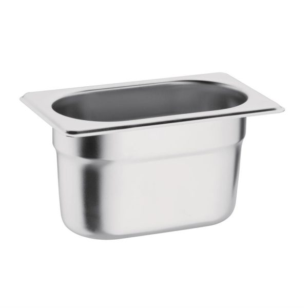 Capacity: 800ml. GN 1/9. Ninth Size. Depth: 100mm
