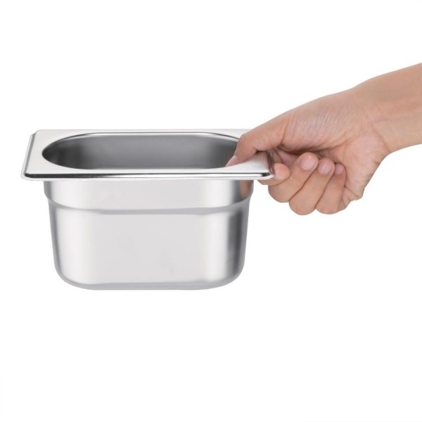 Capacity: 800ml. GN 1/9. Ninth Size. Depth: 100mm