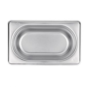 Capacity: 800ml. GN 1/9. Ninth Size. Depth: 100mm