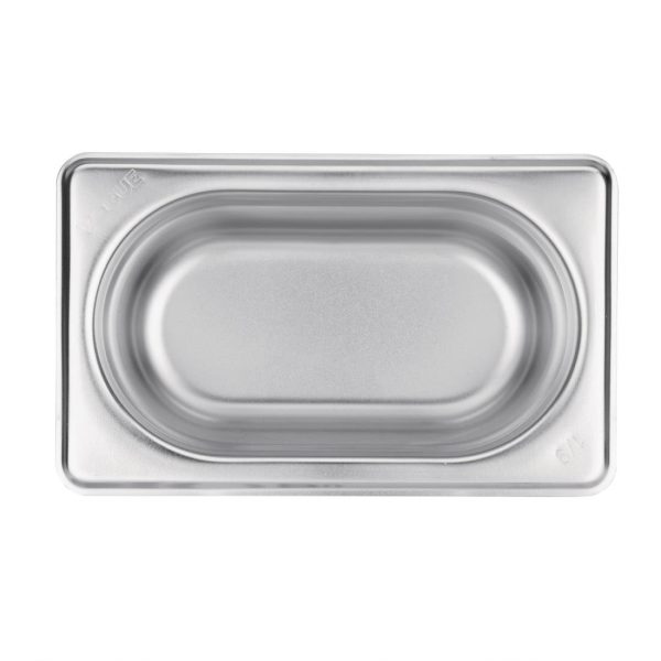 Capacity: 800ml. GN 1/9. Ninth Size. Depth: 100mm