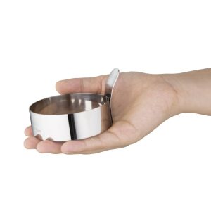 Size: 75(Ø)mm. Material: Stainless Steel