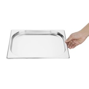 Capacity: 1.2Ltr. GN 1/2. Half Size. Depth: 20mm.