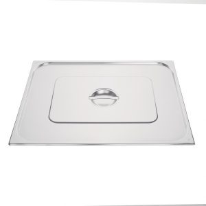 Vogue Stainless Steel 2/1 Gastronorm Lid