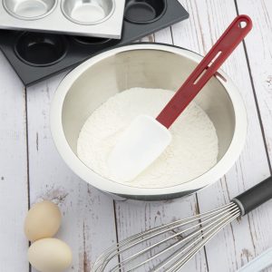 Length: 255mm. Heat and stain resistant and dishwasher safe.