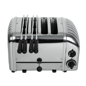 2.2kW. 4 Slots. Colour: Stainless steel