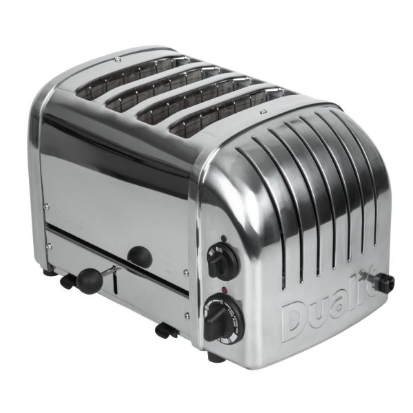 2.2kW. 4 Slots. Colour: Stainless steel