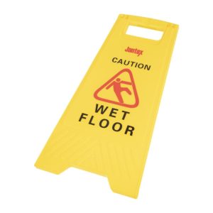 Free standing, two sided sign