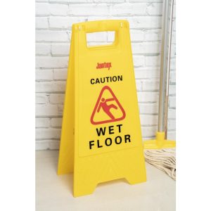 Free standing, two sided sign
