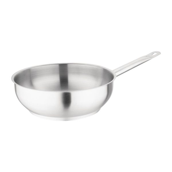Size: 240(Ø)mm. Material: Stainless Steel. Induction Compatible