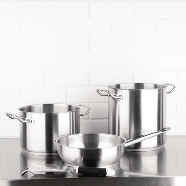 Size: 240(Ø)mm. Material: Stainless Steel. Induction Compatible