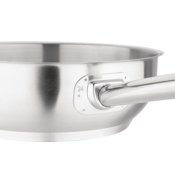 Size: 240(Ø)mm. Material: Stainless Steel. Induction Compatible