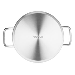 Size: 240(Ø)mm. Material: Stainless Steel. Induction Compatible. Lid: M950
