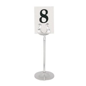 Stainless Steel Table Number Stand 205mm
